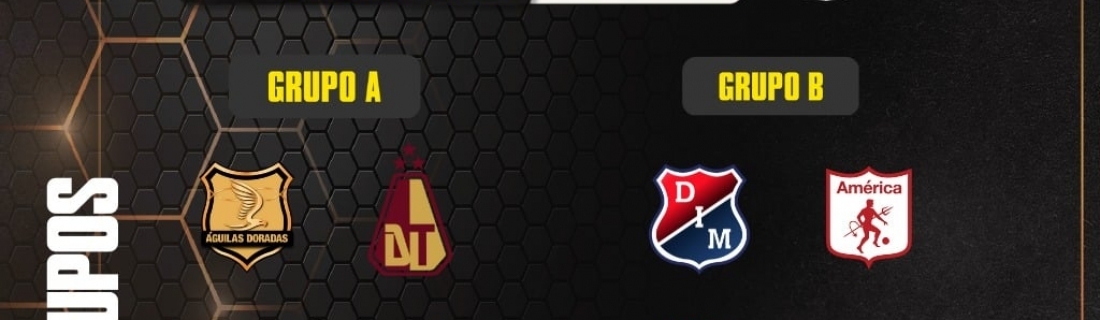 SE SORTEARON LOS CUADRANGULARES DE LA LIGA BETPLAY Y LOS TRES GRANDES QUEDARON EN EL MISMO GRUPO