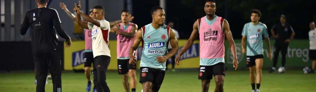 SELECCIÓN COLOMBIA RECIBE A BRASIL[
