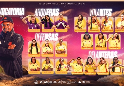 CONVOCATORIA SELECCIÓN COLOMBIA SUB-17 FEMENINA AL MUNDIAL DE MARRUECOS