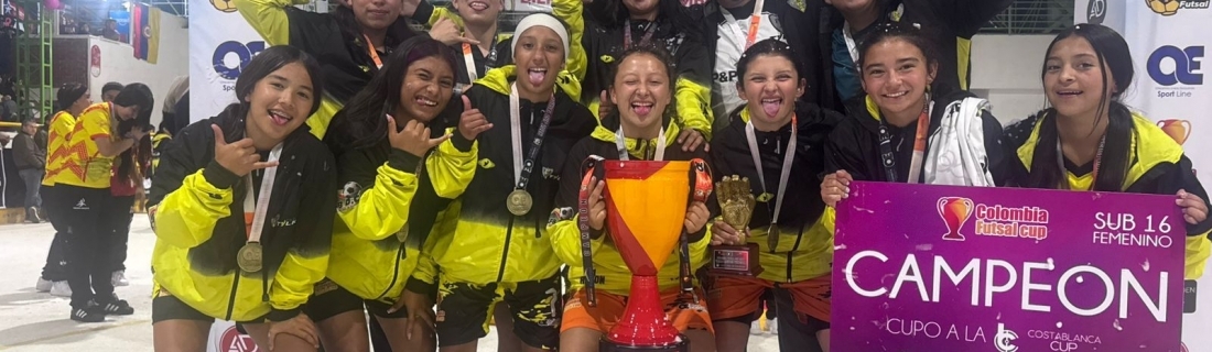 PYP TYLKO DE LA LOCALIDAD DE SUBA , FUE EL CAMPEÓN DE LA COLOMBIA FUTSAL CUP , CATEGORÍA SUB 16 FEMENINO, REALIZADO EN COMBITA